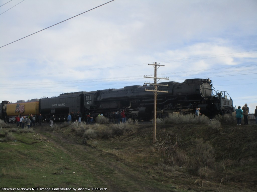 UP 4014 + 809 Cloudy Afternoon